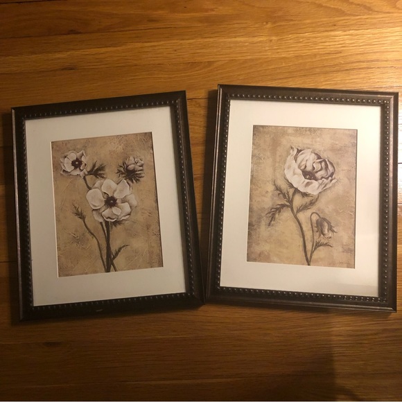 ๐ผ๐ผ๐ผ Sepia Tone Flower Print Pair ๐ผ๐ผ๐ผ - Picture 5 of 8